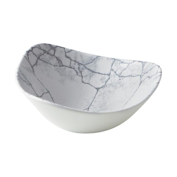 Churchill Studio Prints Kintsugi Pearl Lotus Bowls Grey 178mm (Pack of 12)