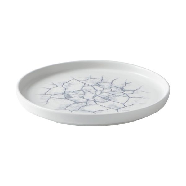 Churchill Studio Prints Kintsugi Pearl Walled Plates Grey 220mm (Pack of 6) - Image 2