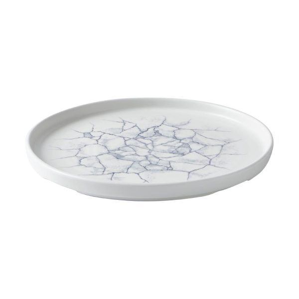 Churchill Studio Prints Kintsugi Pearl Walled Plates Grey 260mm (Pack of 6) - Image 2