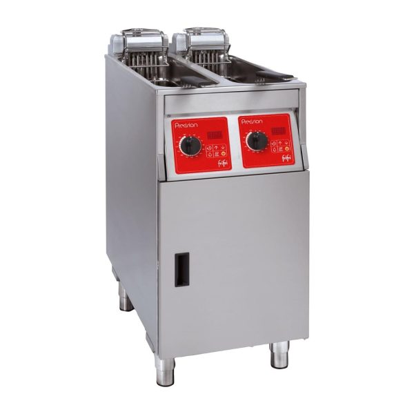 FriFri Precision 422 Electric Free Standing Twin Tank Filtration Fryer PL422M32G0 - Image 2
