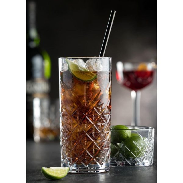 Utopia Timeless Vintage Long Drink Glasses 370ml (Pack of 12) - Image 2