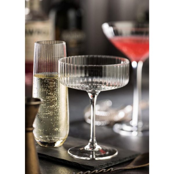 Utopia Hayworth Straight Sided Coupe Glasses 290ml (Pack of 6) - Image 2