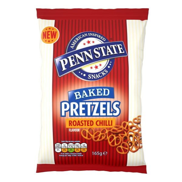 Penn State Roasted Chilli Sharing Pretzels (8x165g)