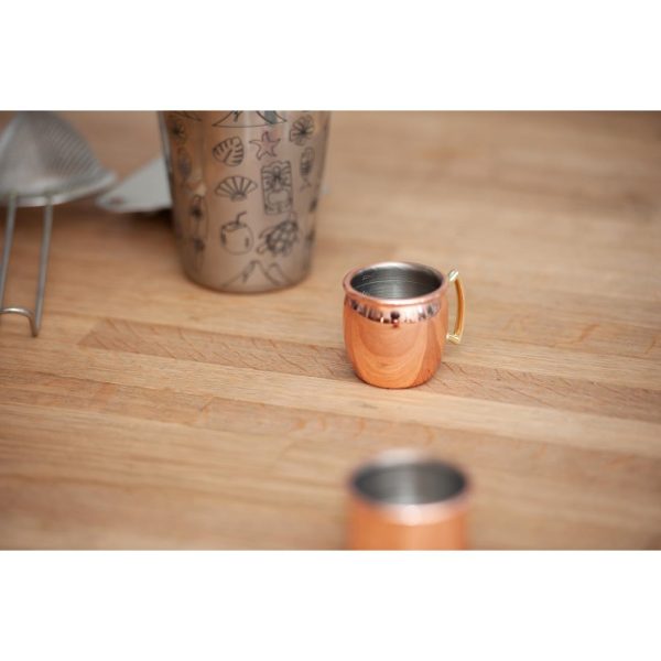 Beaumont Copper Straight Jigger 25/50ml - Image 3