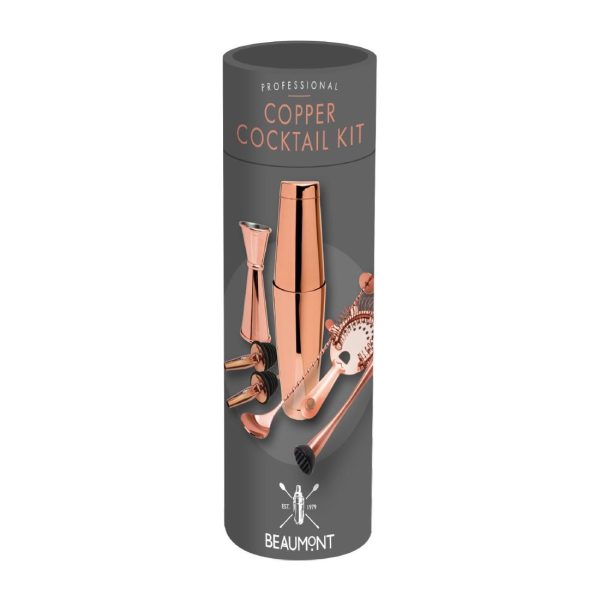 Beaumont Cocktail kit Copper 8 Piece - Image 2