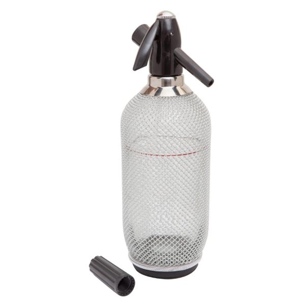 Beaumont Glass Soda Syphon With Mesh - Image 2