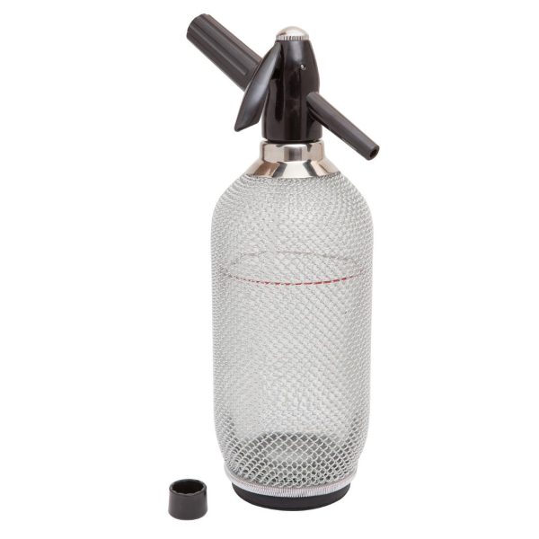 Beaumont Glass Soda Syphon With Mesh - Image 3
