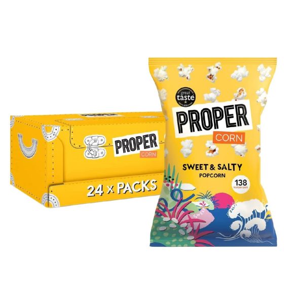 Proper Corn Popcorn Sweet and Salty 24x20g - Image 2