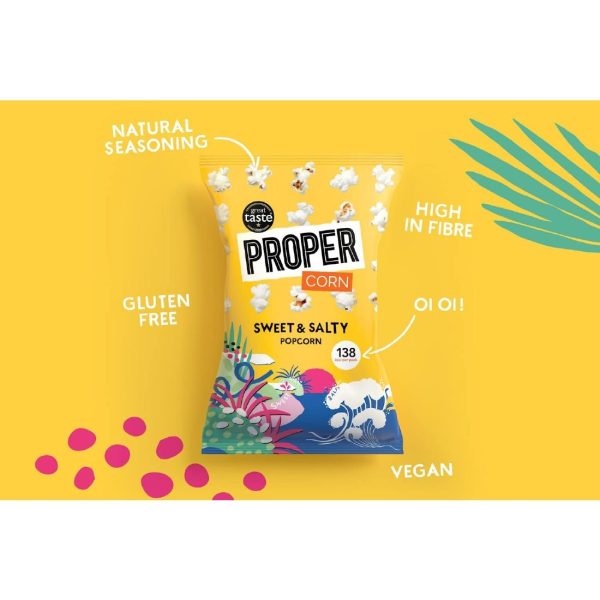 Proper Corn Popcorn Sweet and Salty 24x20g - Image 3