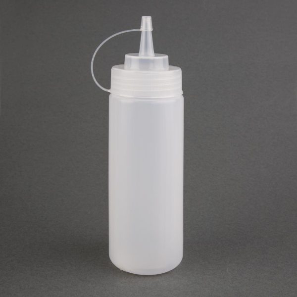 Nisbets Essentials Squeeze Sauce Bottles 12oz (Pack of 6) - Image 2
