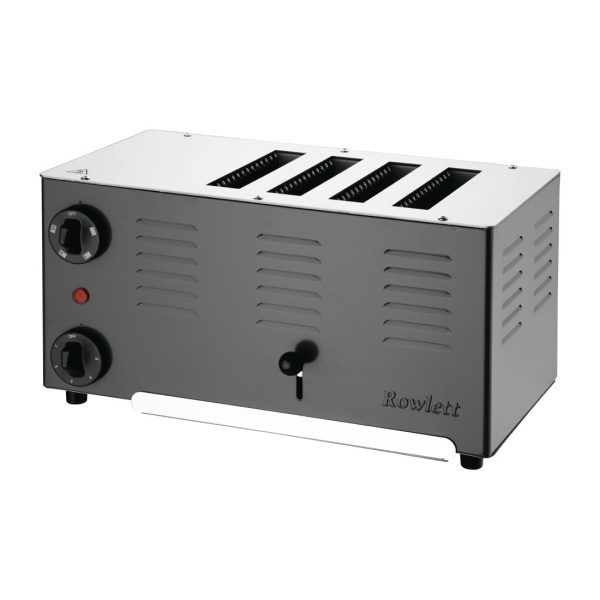 Rowlett Regent 4 Slot Toaster Jet Black with 2x Additional Elements - Image 5
