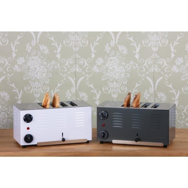 Rowlett Regent 4 Slot Toaster Quartz Grey with 2x Additional Elements - Image 4