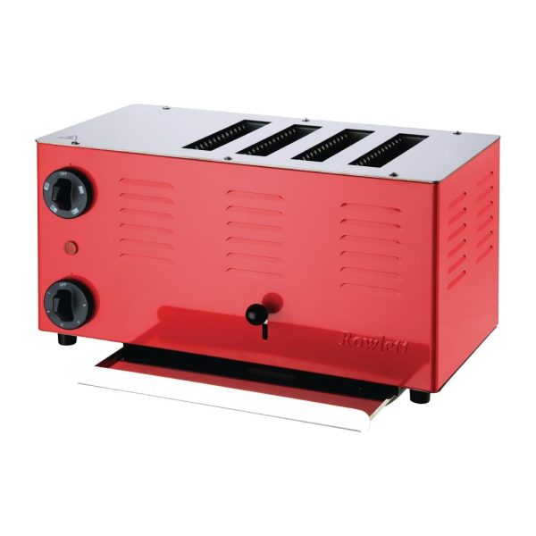 Rowlett Regent 4 Slot Toaster Traffic Red with 2x Additional Elements - Image 8