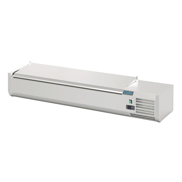 Polar G-Series Countertop Prep Fridge with Lid 6x 1/4GN - Image 3