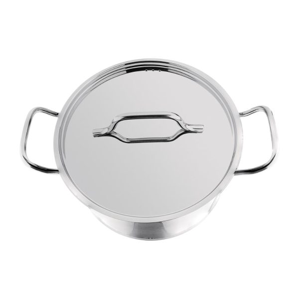 Nisbets Essentials Stainless Steel Stew Pot 5.6Ltr - Image 2
