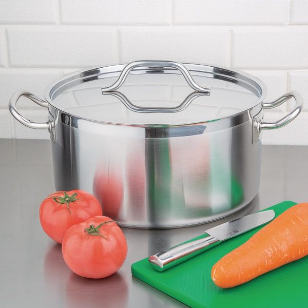 Nisbets Essentials Stainless Steel Stew Pot 12Ltr - Image 4