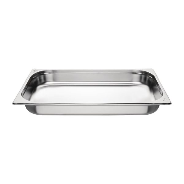 Nisbets Essentials Stainless Steel Gastronorm Tray 65mm (Pack 3) - Image 3