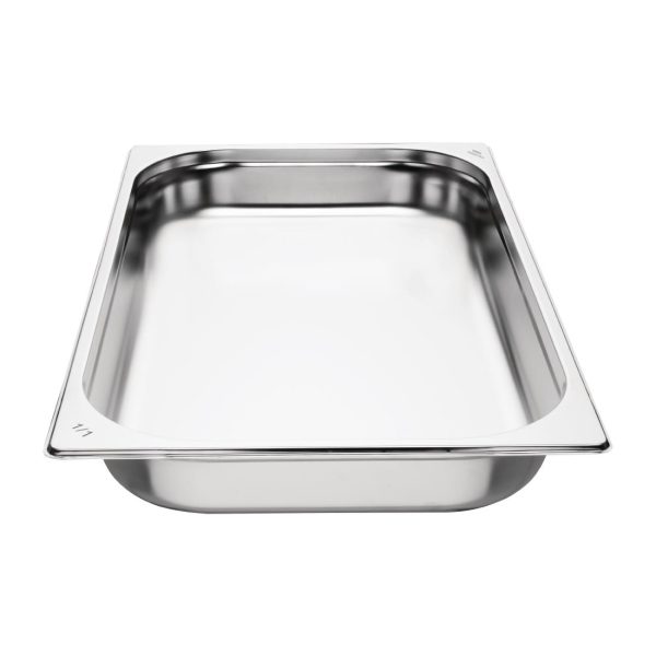 Nisbets Essentials Stainless Steel Gastronorm Tray 65mm (Pack 3) - Image 4