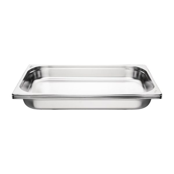 Nisbets Essentials Stainless Steel Gastronorm Tray 65mm (Pack 3) - Image 5