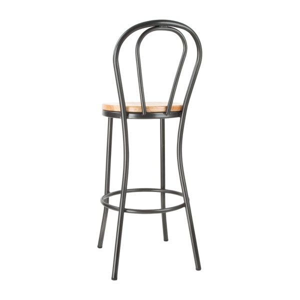 Bolero Clarisse High Stools Metallic Grey (Pack of 1) - Image 4
