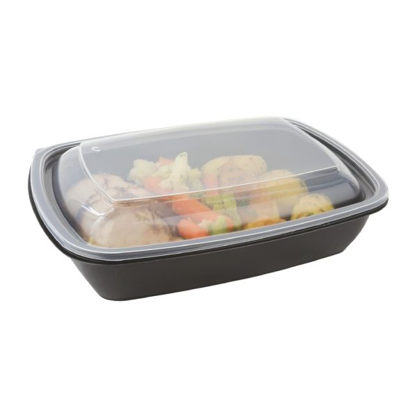 Fastpac Medium Rectangular Food Containers 900ml / 32oz (Pack of 300) - Image 2