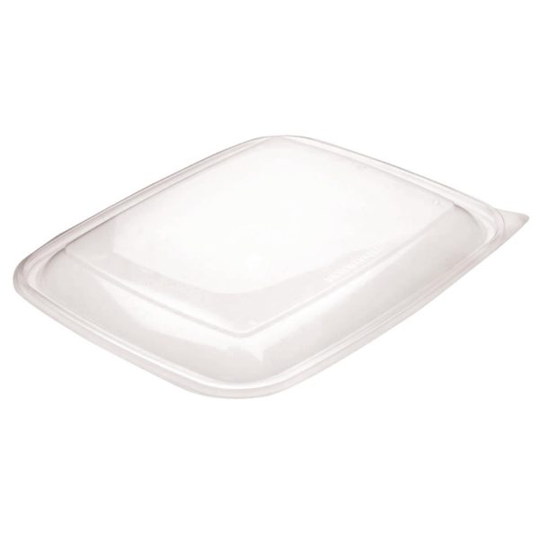 Fastpac Medium Rectangular Food Container Lids 900ml / 32oz (Pack of 300)