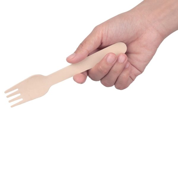 Fiesta Compostable Wooden Cutlery Meal Pack (Pack of 250) - Image 2