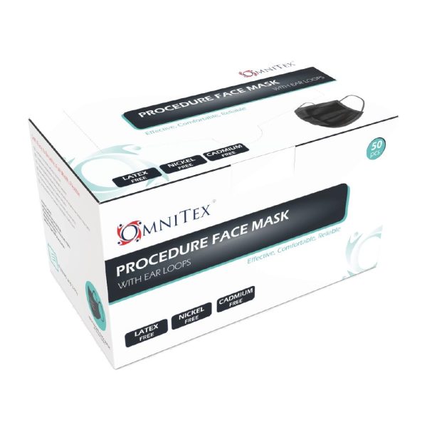 Black Type IIR Front of House Face Masks (Pack of 50) - Image 3
