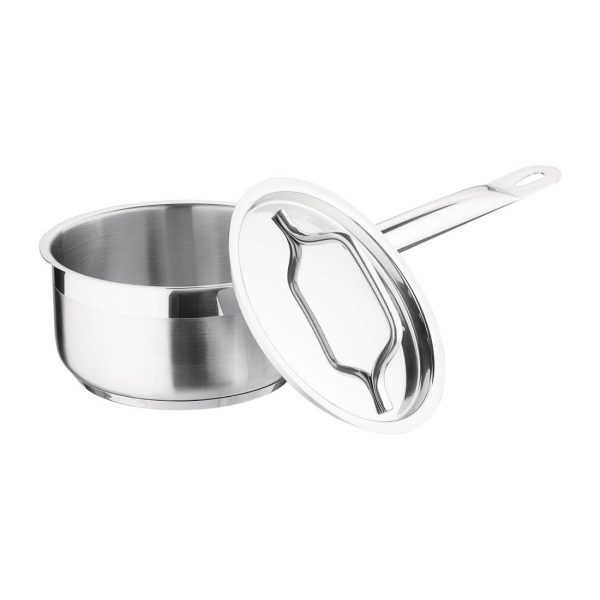Nisbets Essentials Stainless Steel Saucepan 900ml - Image 4