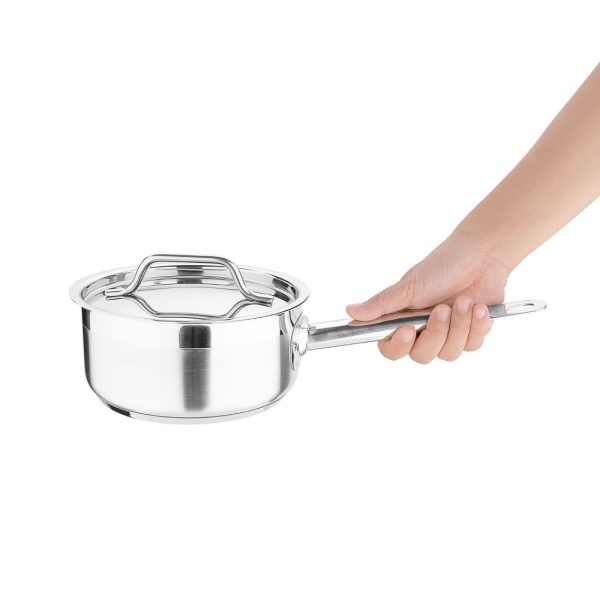 Nisbets Essentials Stainless Steel Saucepan 900ml - Image 6