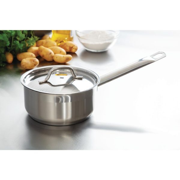 Nisbets Essentials Stainless Steel Saucepan 1500ml - Image 6