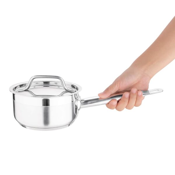 Nisbets Essentials Stainless Steel Saucepan 1500ml - Image 7