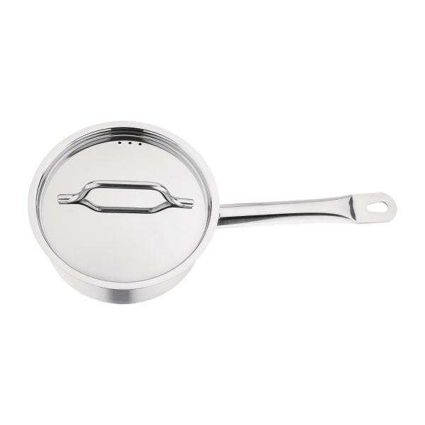 Nisbets Essentials Stainless Steel Saucepan 3000ml - Image 2