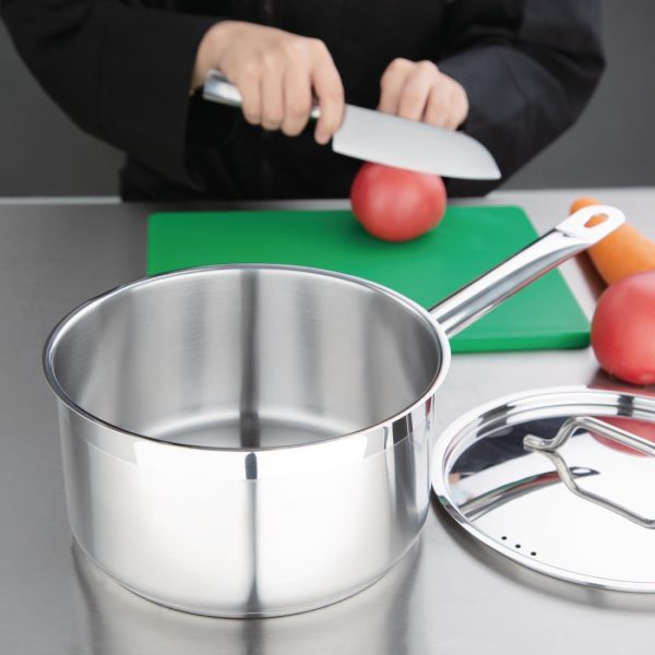 Nisbets Essentials Stainless Steel Saucepan 3000ml - Image 5