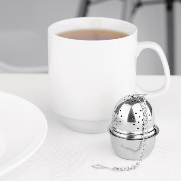 Olympia Oval Stainless Steel Tea Strainer 40(Ø) x 55(H)mm - Image 4
