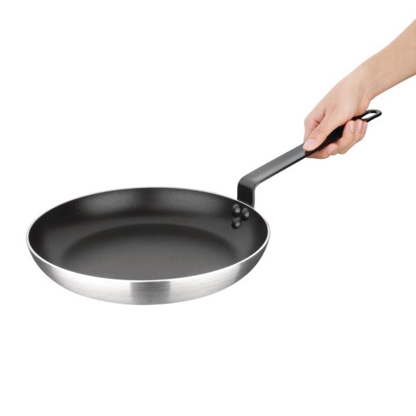 Nisbets Essentials Aluminium Non-Stick Teflon Frying Pan 28cm - Image 2