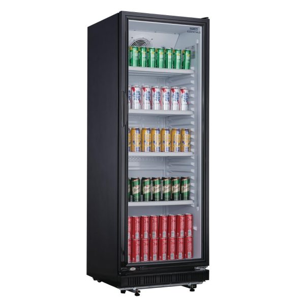 Nisbets Essentials Upright Display Fridge Black 346Ltr - Image 2