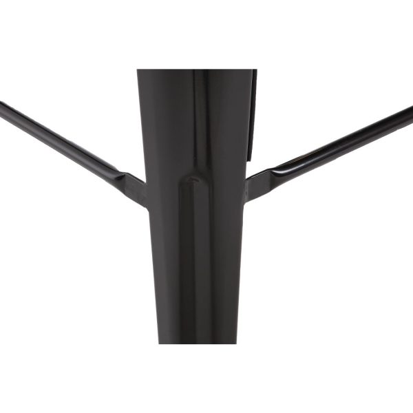 Bolero Bistro Steel High Stool Black (Pack of 4) - Image 8
