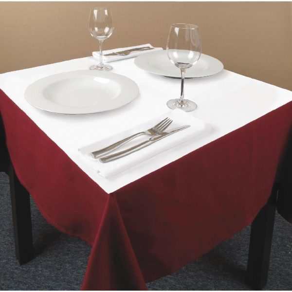 Paper Table Cover Glossy White (Pack of 400) - Image 4