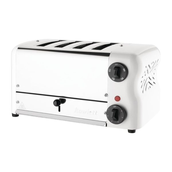 Rowlett Esprit 4 Slot Toaster White w/2x Additional Elements & Sandwich Cage - Image 6