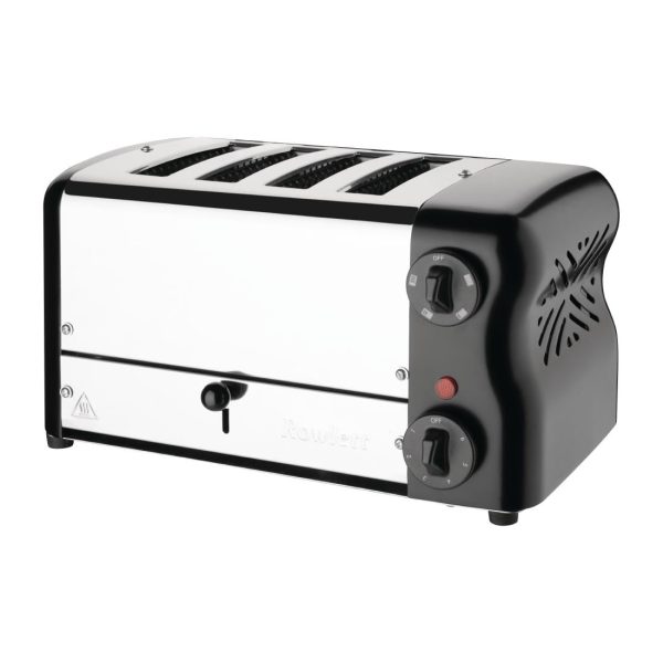 Rowlett Esprit 4 Slot Toaster Jet Black w/2x Additional Elements & Sandwich Cage - Image 7