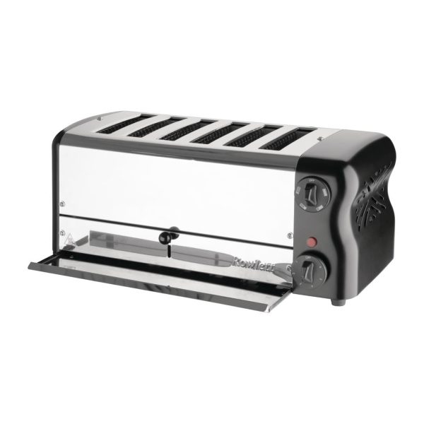 Rowlett Esprit 6 Slot Toaster Jet Black w/2x Additional Elements & Sandwich Cage - Image 8