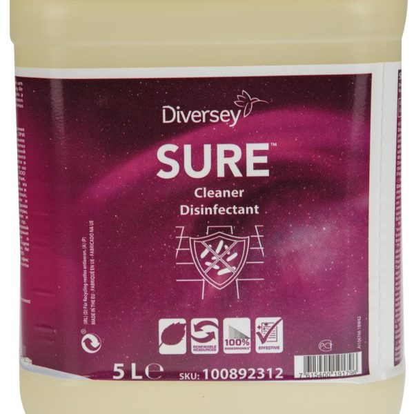 SURE Cleaner and Disinfectant Concentrate 5Ltr - Image 2