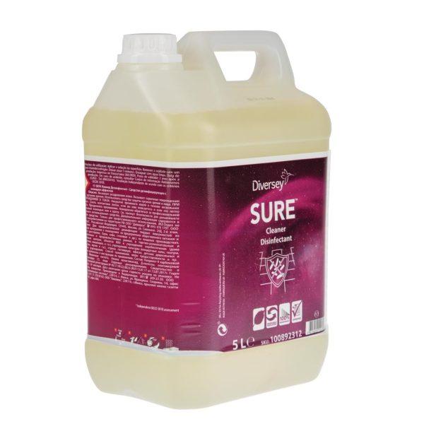 SURE Cleaner and Disinfectant Concentrate 5Ltr - Image 5