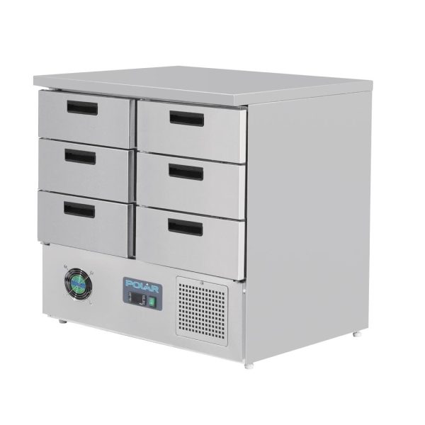 Polar G-Series Refrigerated Counter Fridge with 6 Drawers 240Ltr - Image 7