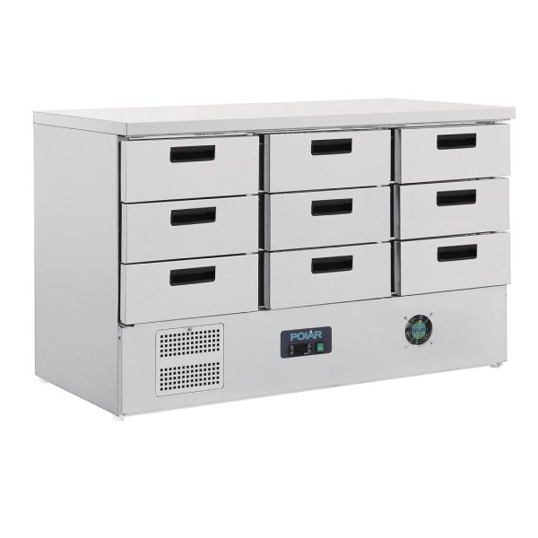 Polar G-Series Refrigerated Counter Fridge with 9 Drawers 368Ltr - Image 7