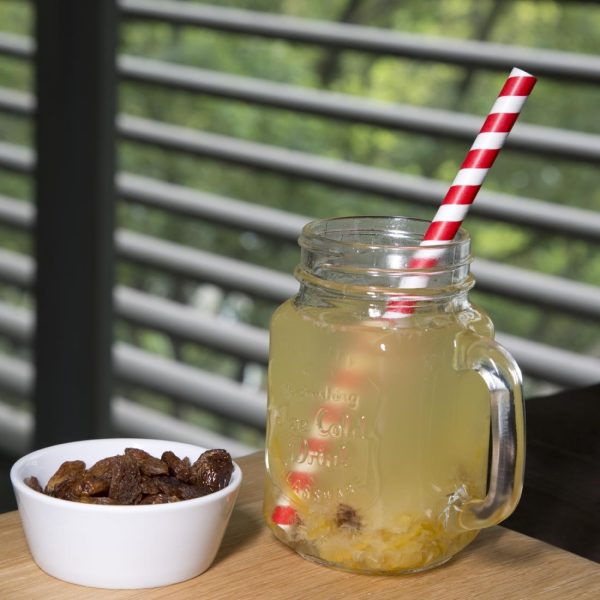 Fiesta Compostable Paper Smoothie Straws Red Stripes (Pack of 250) - Image 4