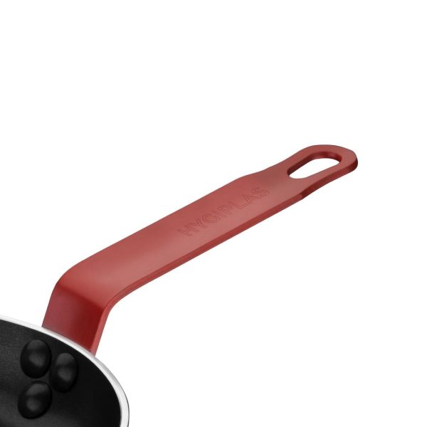 Hygiplas Non-Stick Teflon Aluminium Platinum Plus Frying Pan with Red Handle 200mm - Image 4