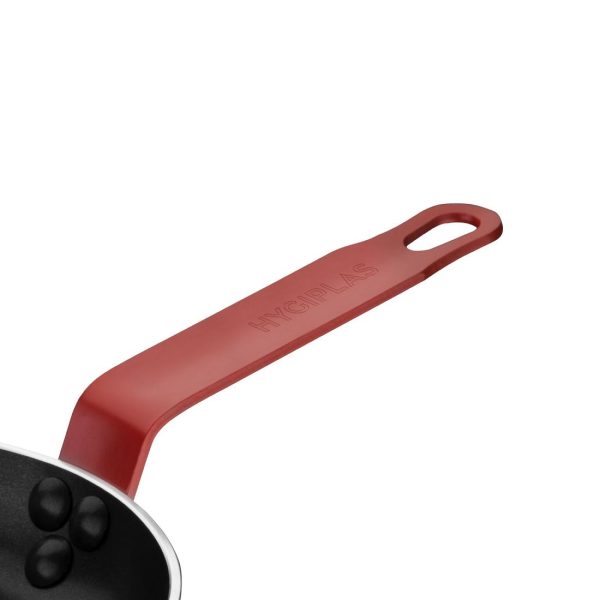 Hygiplas Non-Stick Teflon Aluminium Platinum Plus Frying Pan with Red Handle 240mm - Image 4