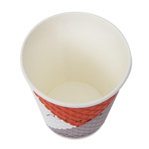 Huhtamaki Pause Disposable Coffee Cups Double Wall 256ml / 9oz (Pack of 925) - Image 4